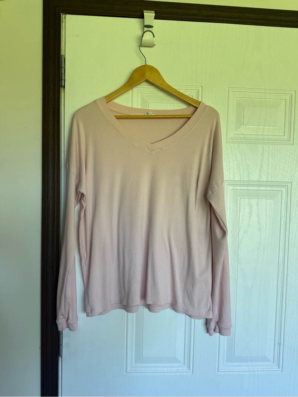 2 for $20 sale: PJ Harlow oversized long sleeve v-neck super soft Lucy shirt